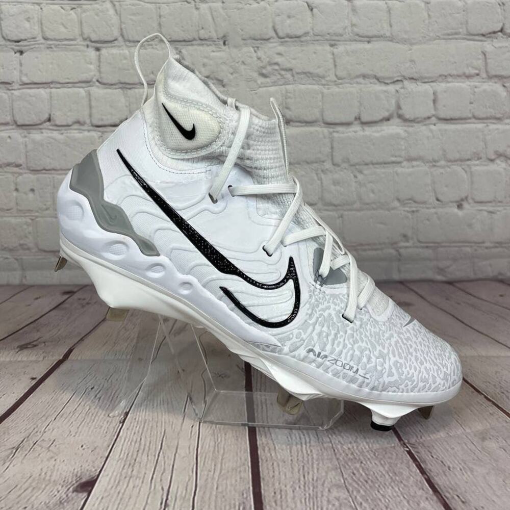 Nike Alpha Huarsche NXT White Baseball Metal Cleats